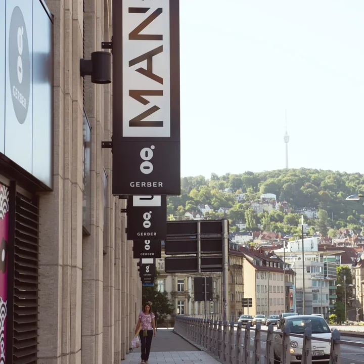 Außenansicht des GERBER in Stuttgart.