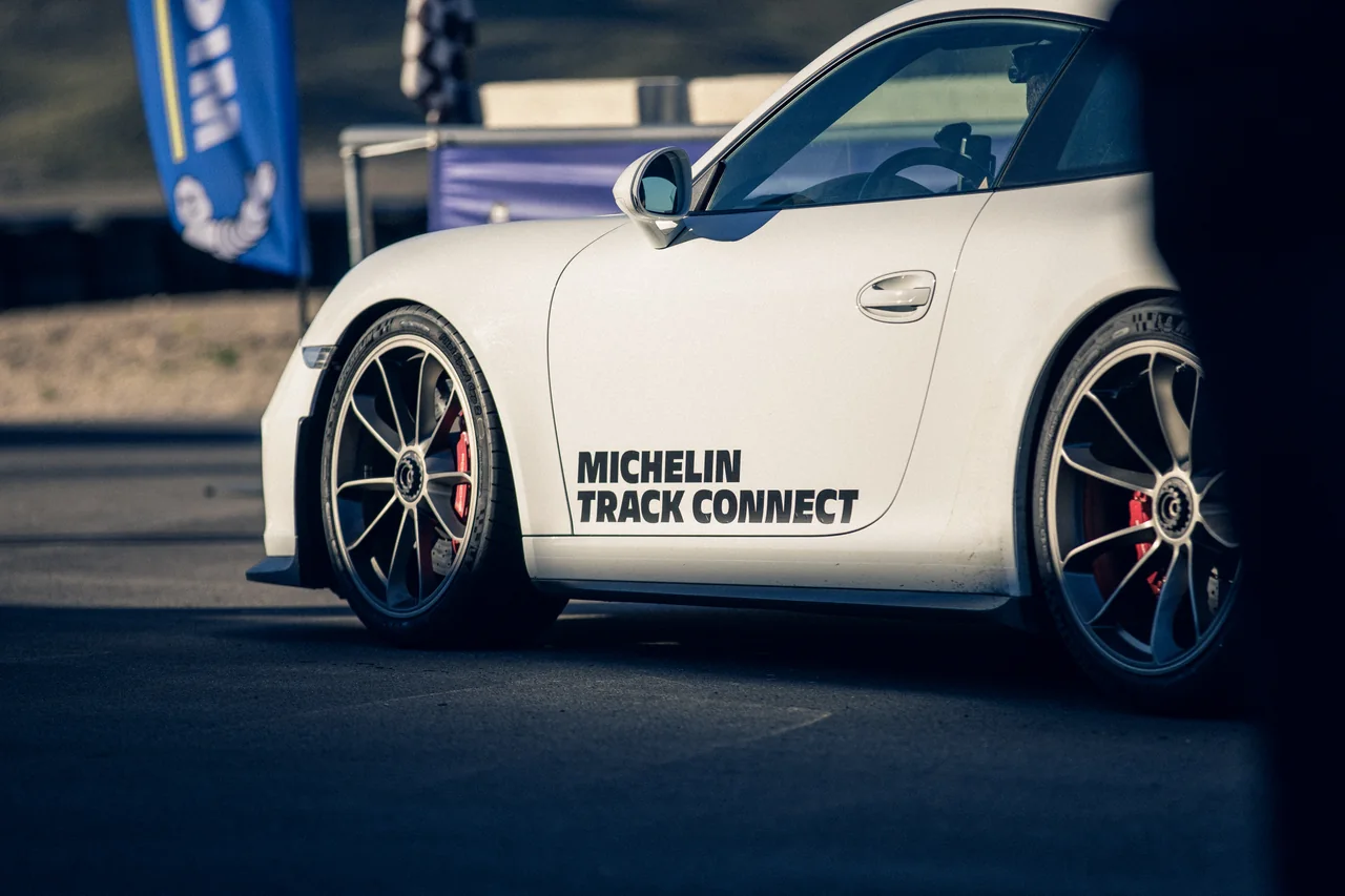 MICHELIN-Reifen im Detail beim Track-Connect-Event.