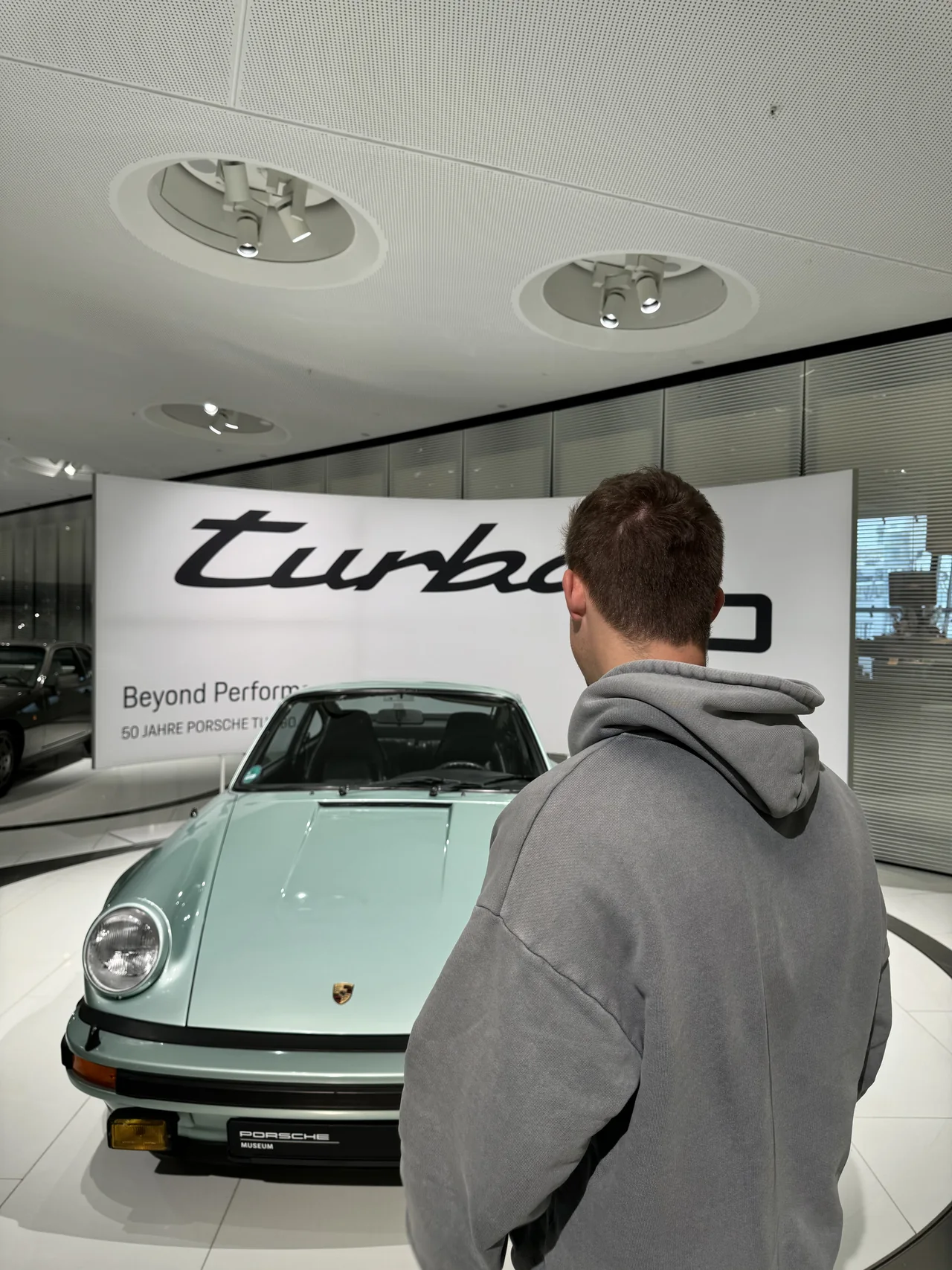 Fahrzeug im Porsche Museum in Stuttgart.